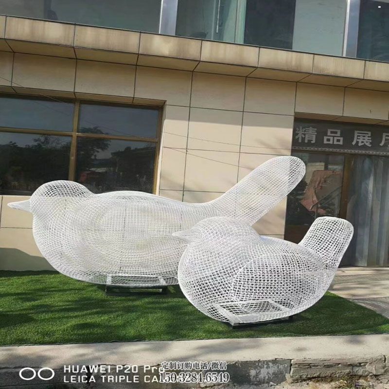 民族镂空鸟雕塑 户外鸟禽雕塑摆放精选 门口鸟类雕塑订做