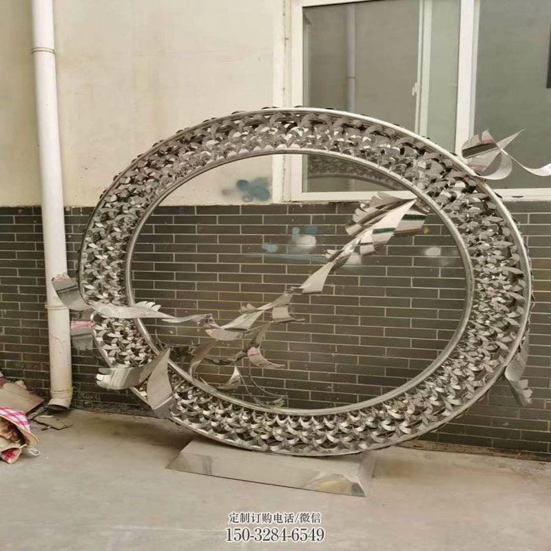 花园小品通用-步行街展示-大雁雕塑生产