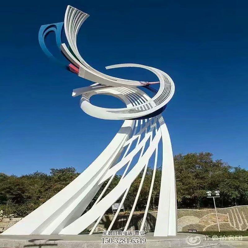 花园小品优选-广场形象-大雁雕塑底座