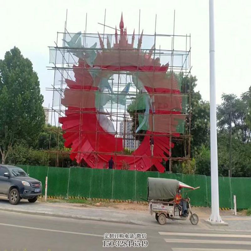 景观概念精品-庭院主体-大雁雕塑