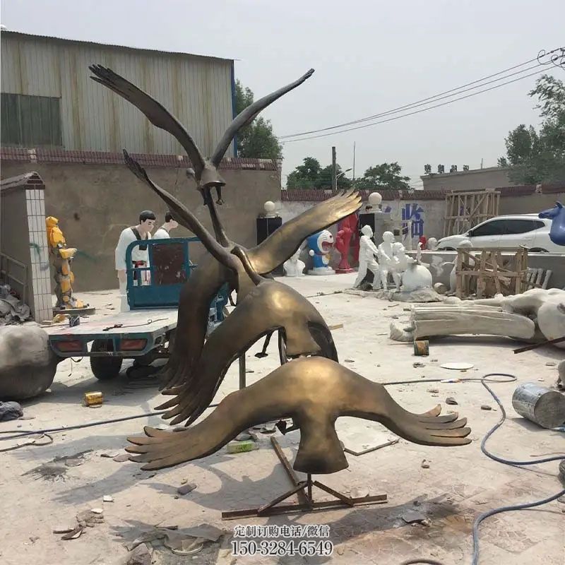 欧式风格供需-庭院主体-地产大雁雕塑