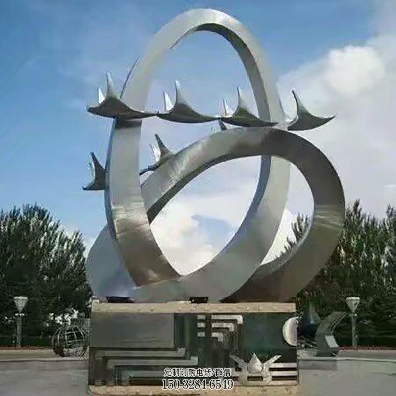 欧式风格供需-城市摆件-大雁雕塑抽象