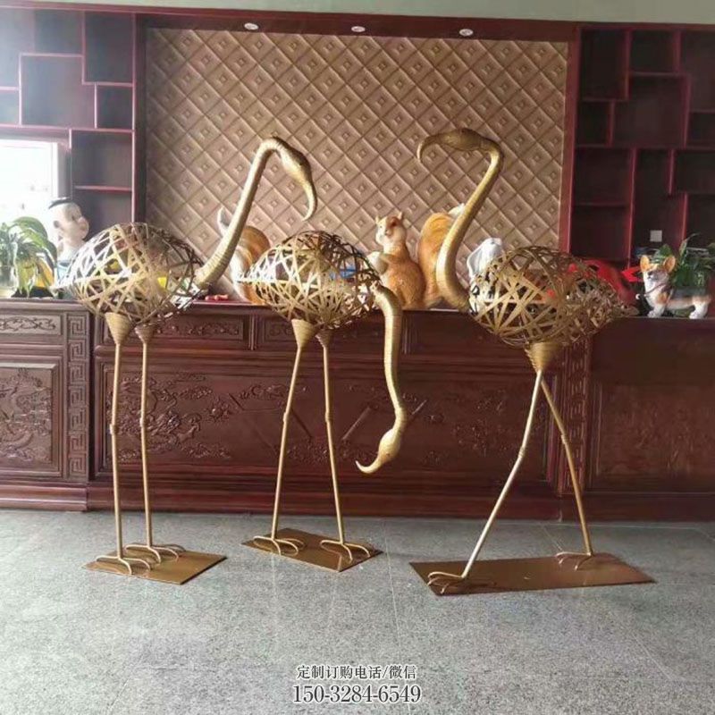 仙鹤雕塑抽象 城市广场鹤雕塑提供 景观艺术鹤类雕塑承接