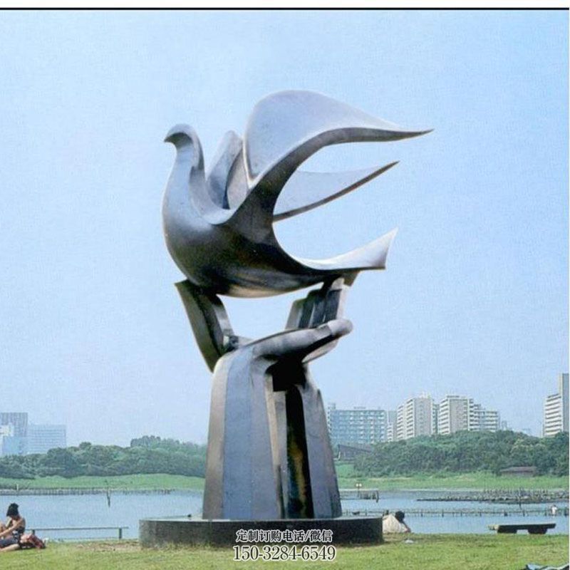 街道标识优选-企业素材-标示鸽子雕塑