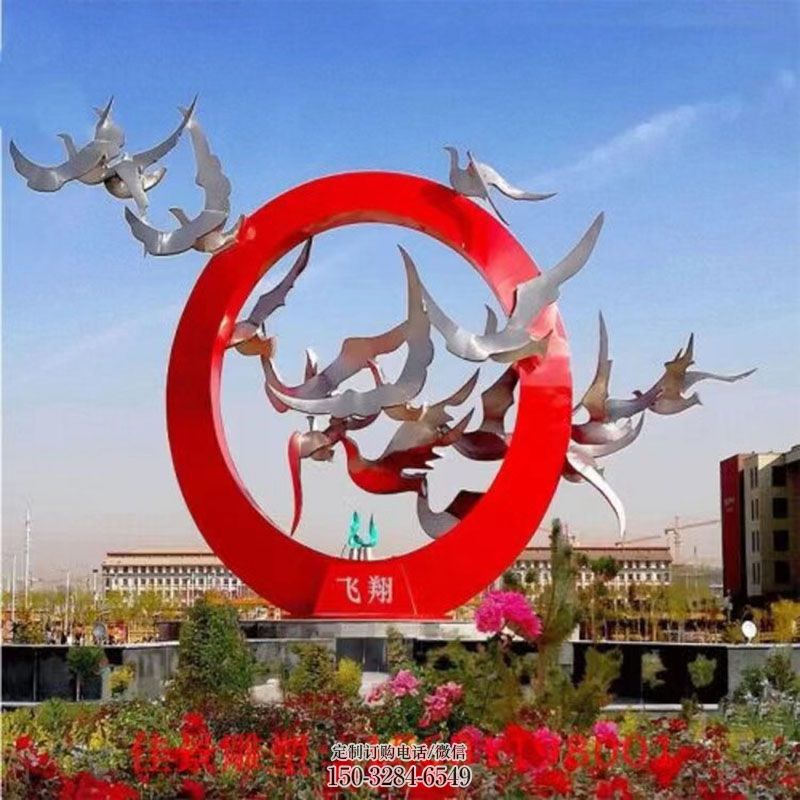 欧式风格常用-化学题材-锻钢鸽子雕塑