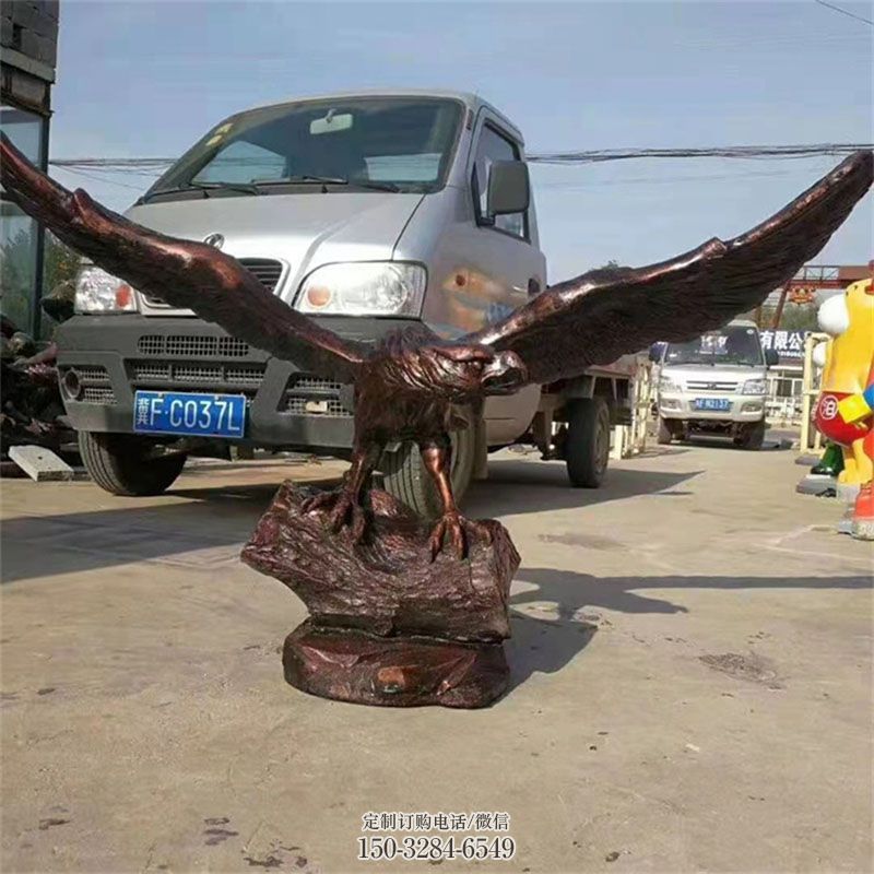 欧式风格供需-庭院主体-地产铜老鹰雕塑