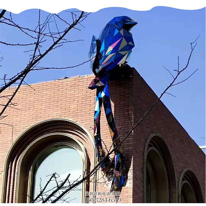 抽象燕子雕塑 主题鸟类提供 主题飞禽雕塑提供