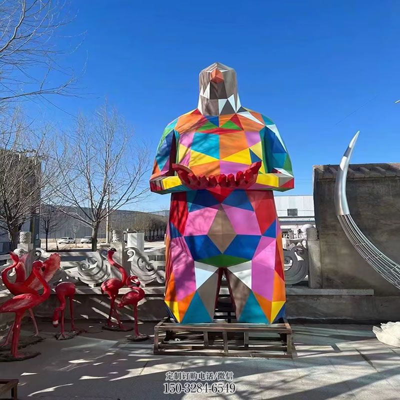 户外卡通鸟雕塑 鸟雕塑订做通用 小鸟雕塑主题定做