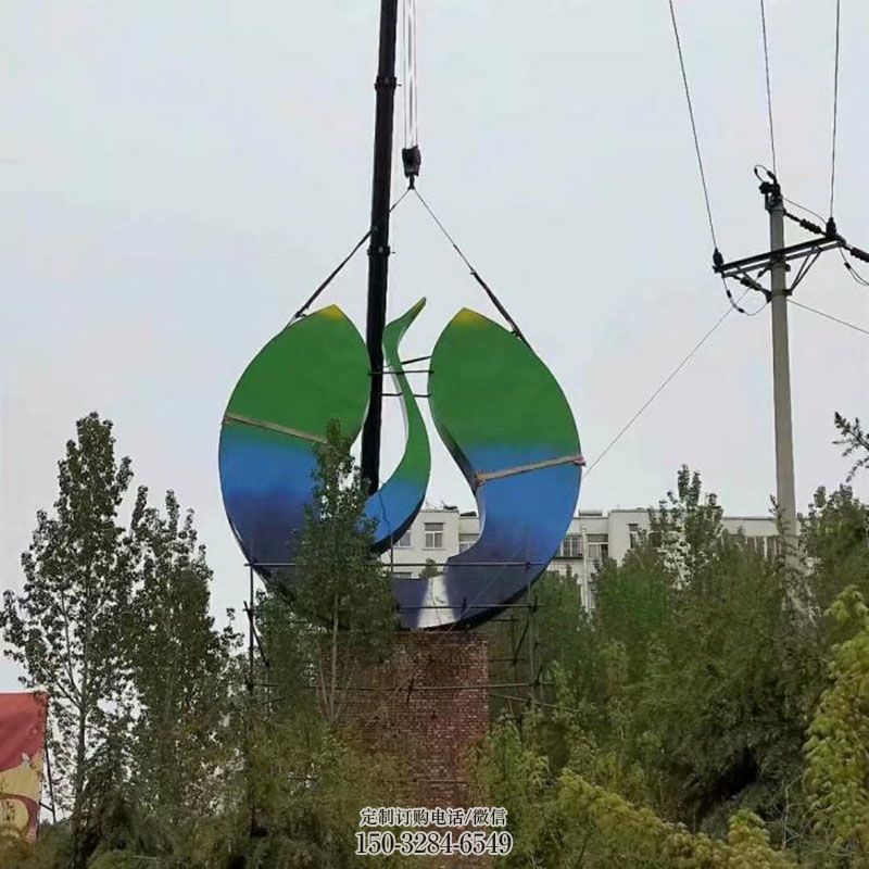 民族白鹭雕塑 户外鸟摆放精选 门口鸟类雕塑订做